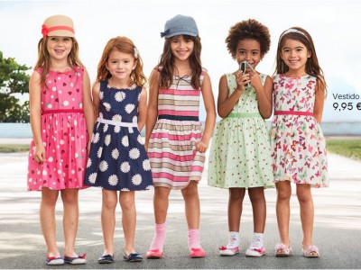 Moda infantil para niñas coquetas