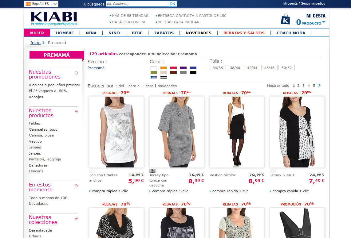 tiendas online ropa mujer