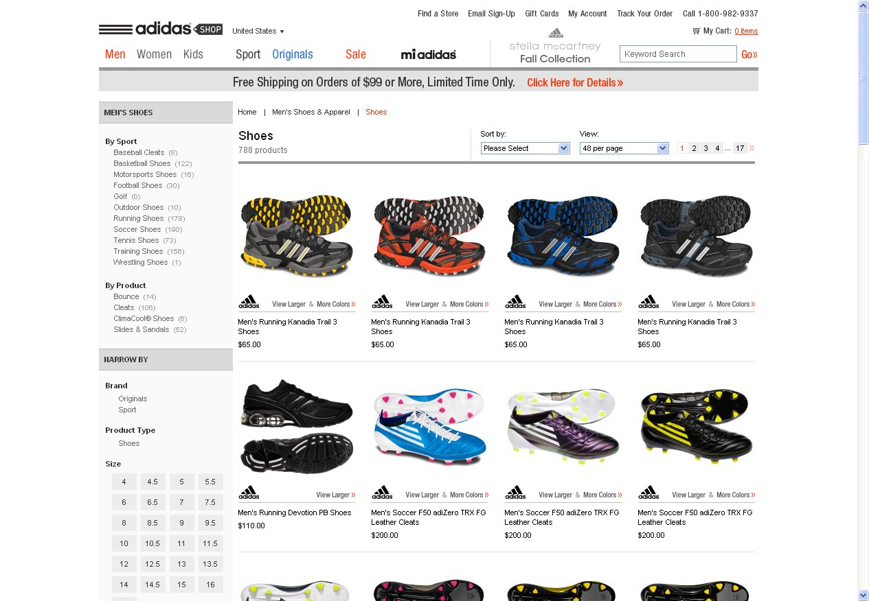 comprar adidas por internet