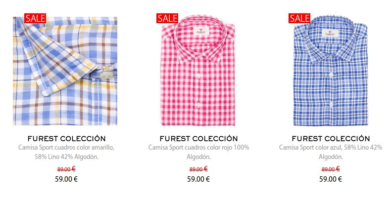 furest camisas