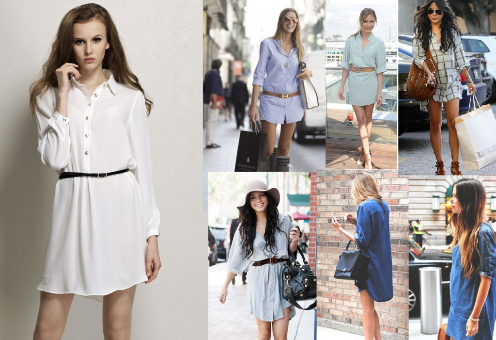 camisas largas de moda para mujer