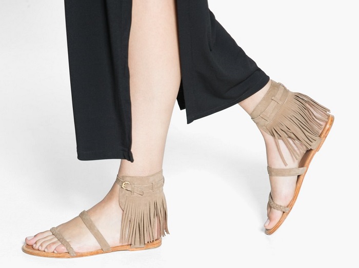 sandalias planas