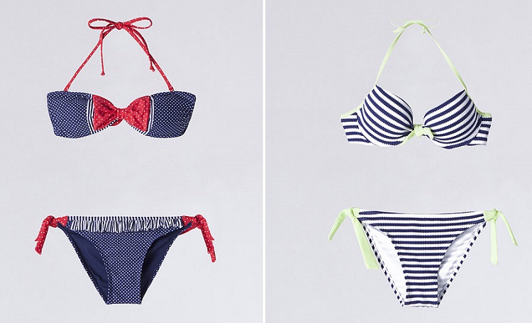 bikinis de Blanco
