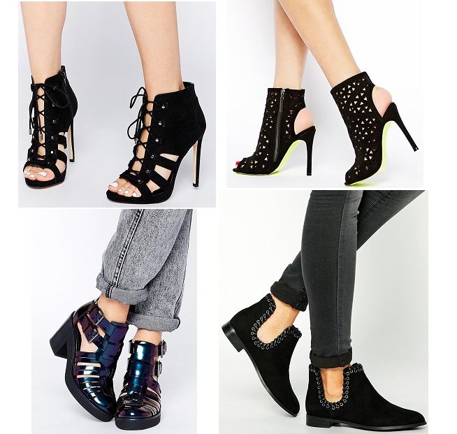 botines negros