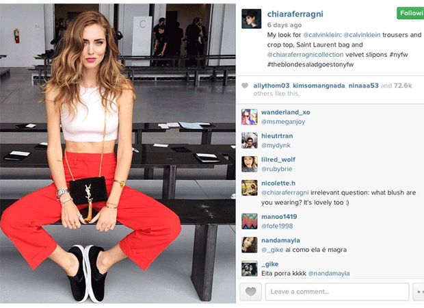 Chiara Ferragni Instagram