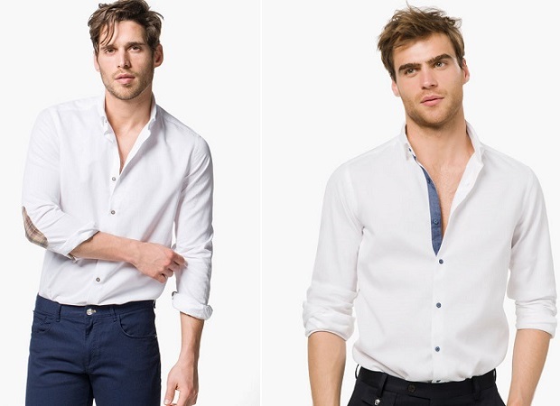 camisas de hombre blancas