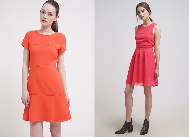 vestidos de cóctel color
