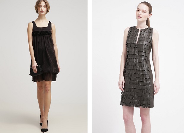 vestidos de cóctel negros