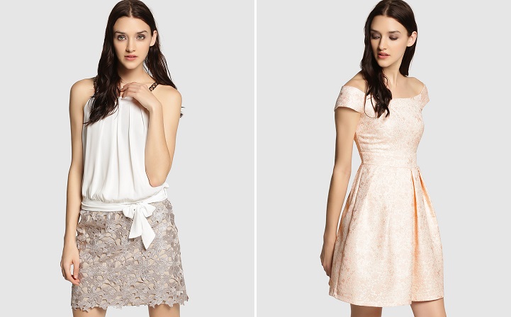 vestidos de noche cortos