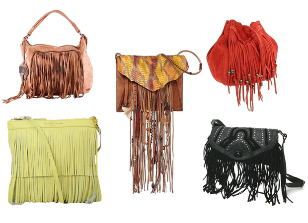 Bolsos con flecos