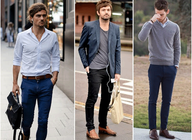 Pantalones pitillo hombre