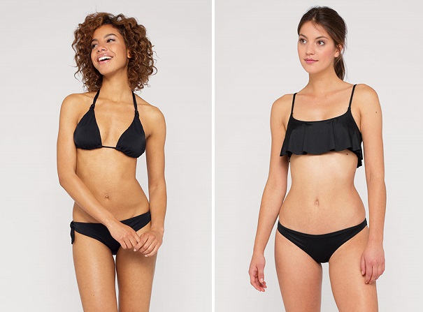 bikinis c&a negros