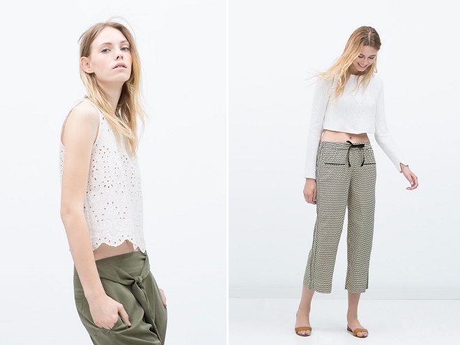 cropped top blanco