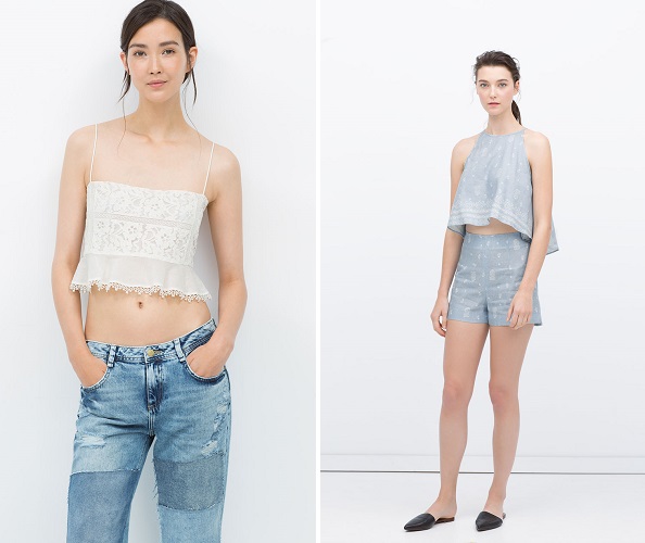 cropped top cortos