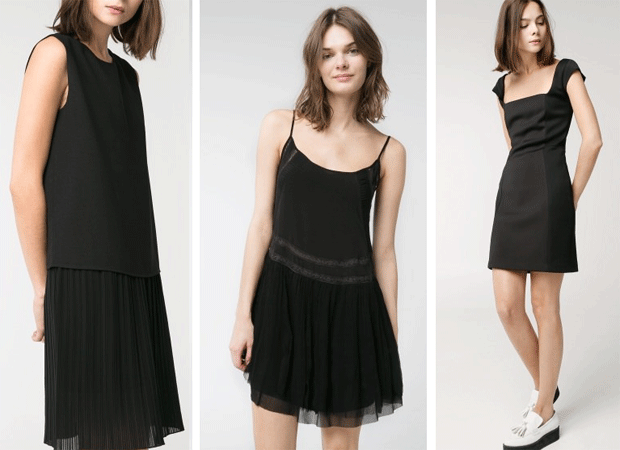 Vestidos negros Mango