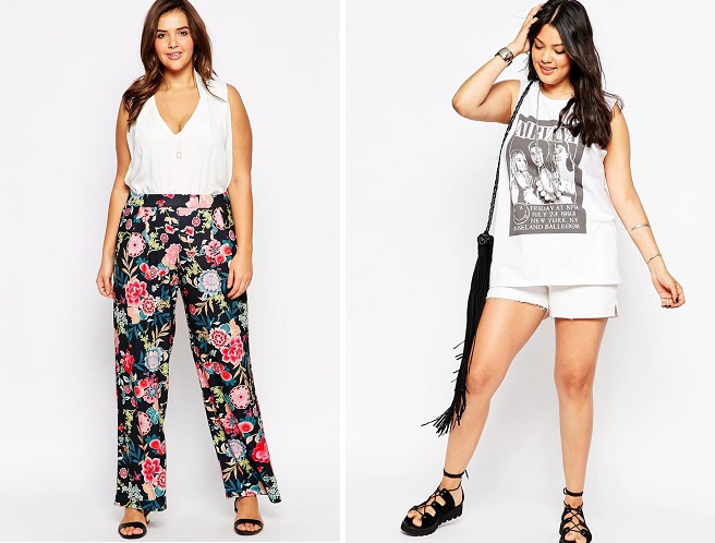 moda para gorditas asos