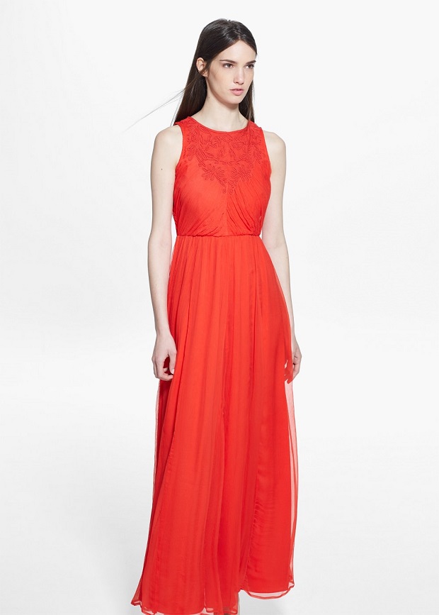 vestido rojo rebajas 2015