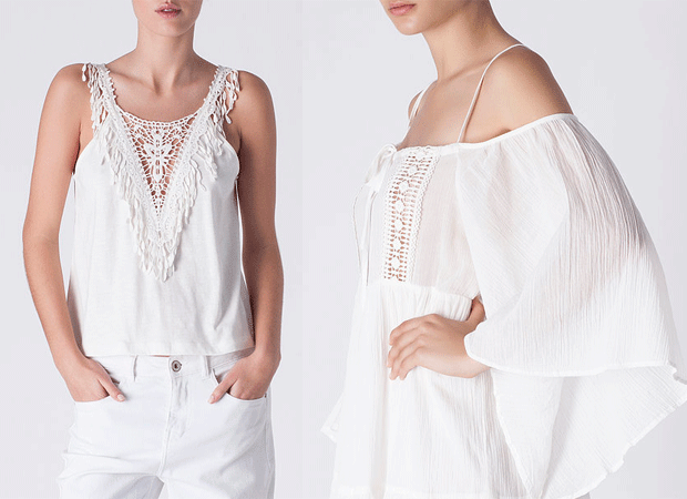 Looks en blanco de Blanco