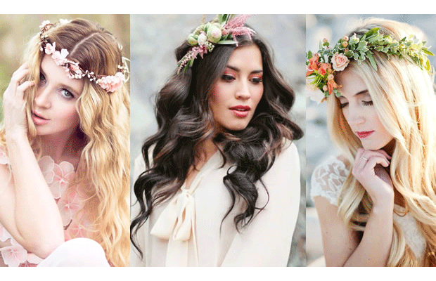 Tocado de flores