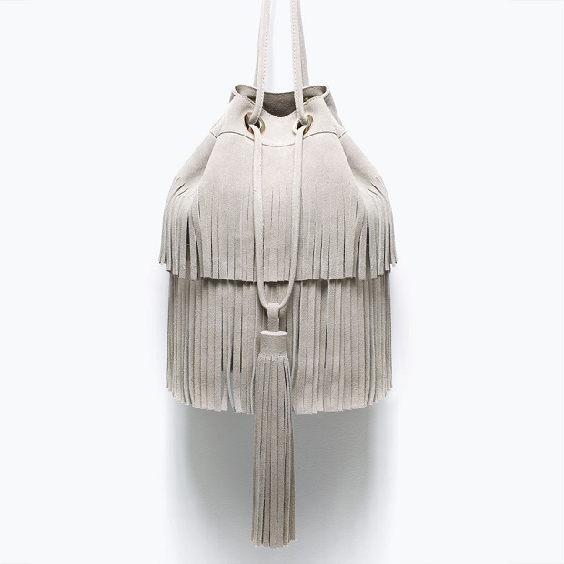 bolso flecos zara
