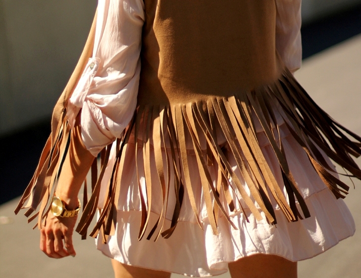 chaleco flecos boho chic