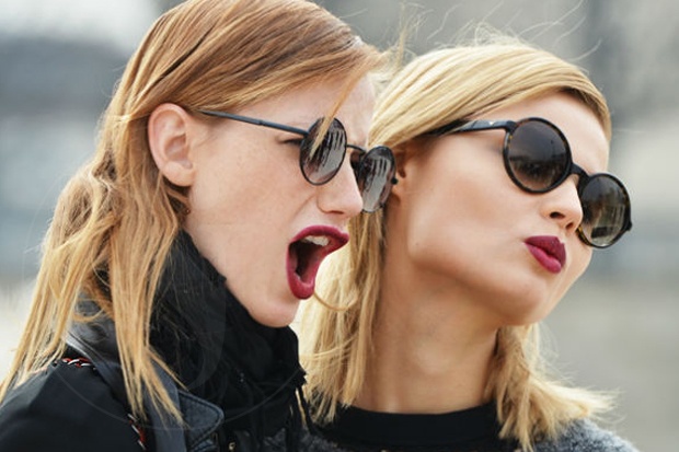 gafas de moda redondas
