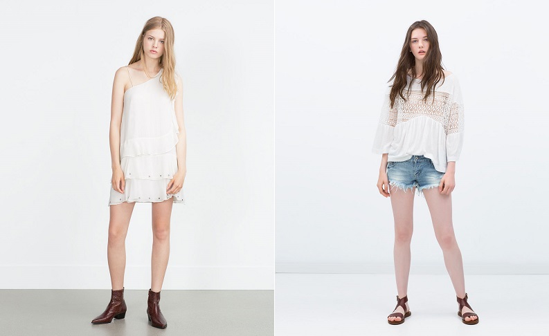 looks boho chic zara