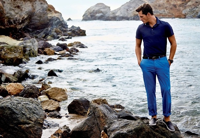 moda masculina azul