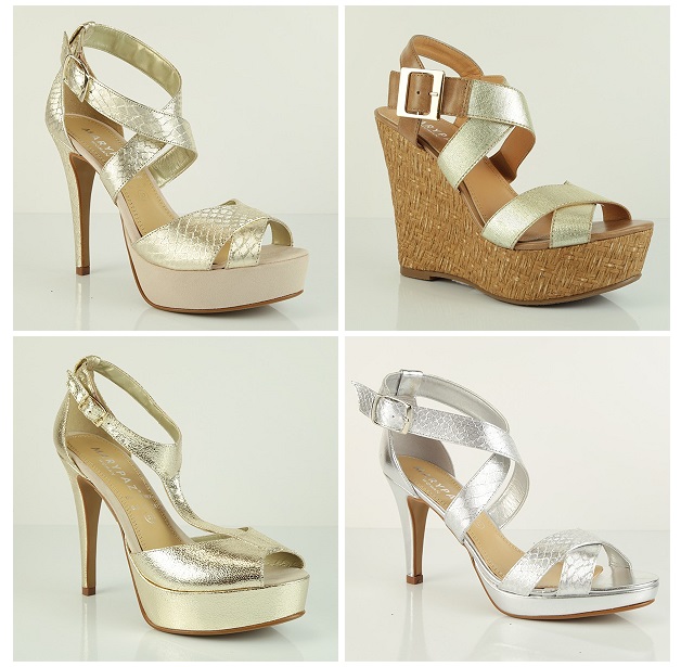 sandalias maripaz metalizadas