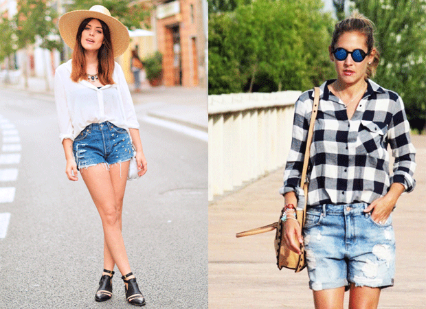 Short y camisa