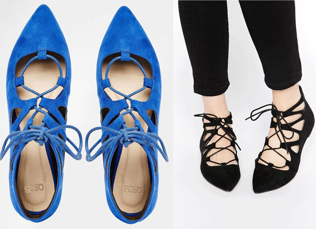 Bailarinas lazadas asos