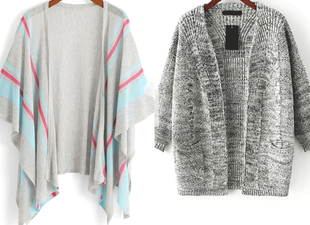 Cardigan gris
