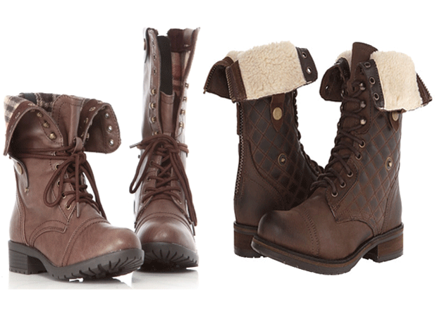 Botas de combate Polyvore