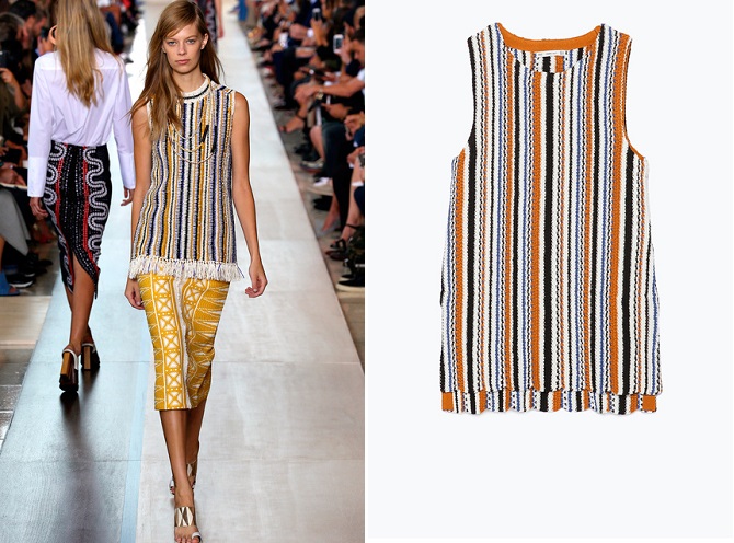 clones de moda tory burch - zara