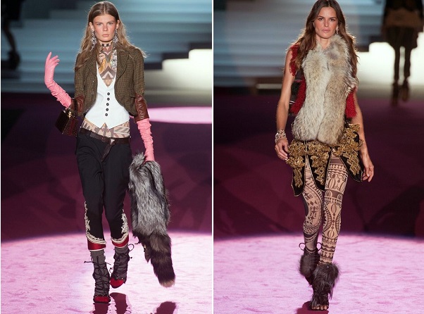 estolas de piel Dsquared2