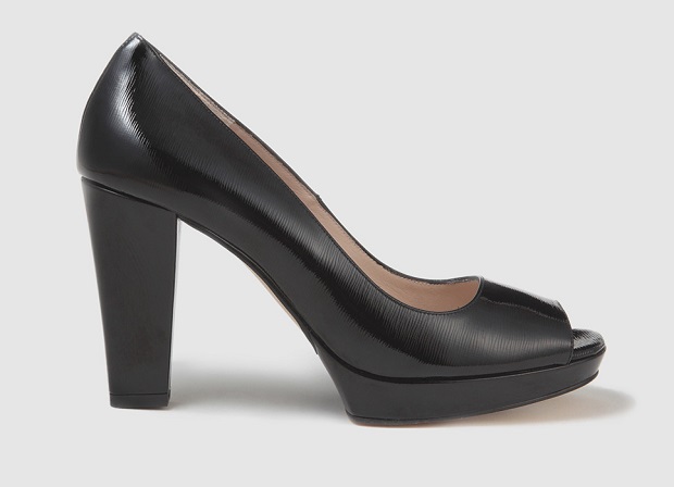 peep toes negros