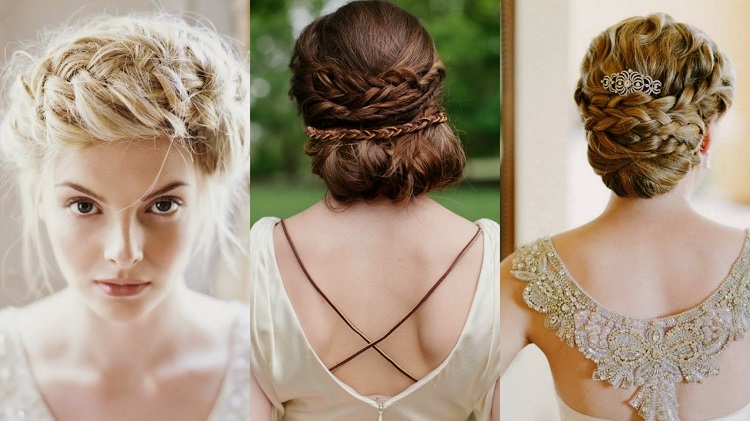 recogidos de novia con trenzas