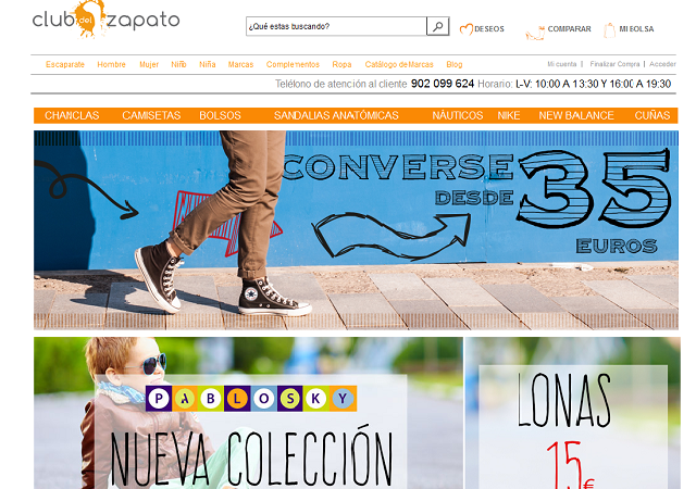 tiendas de zapatos online portada club del zapato