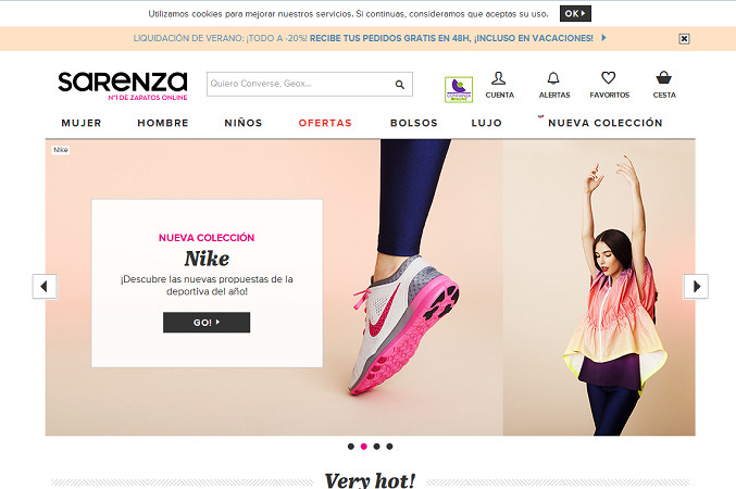 tiendas de zapatos online sarenza