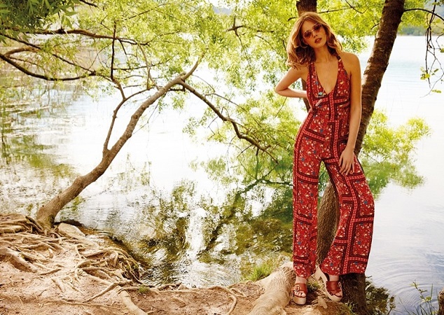 tonos tierra look boho
