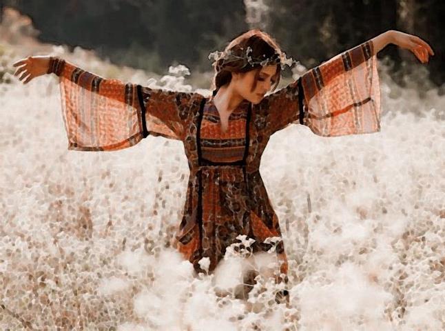 vestidos maxi boho chic