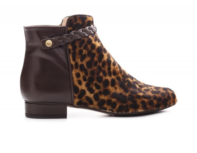 botin lolita blu print