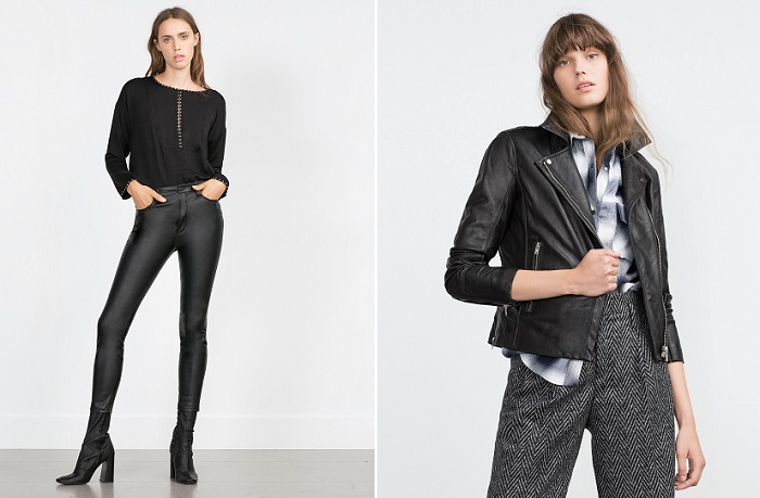 moda ochentera cuero