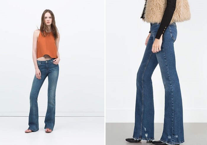 pantalones de campana moda otoño 2015