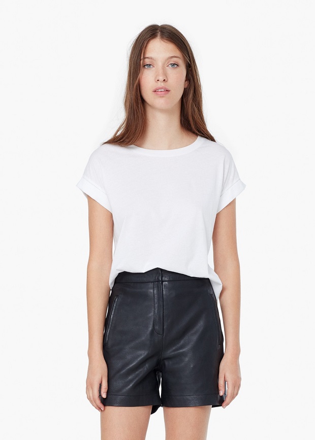 short de cuero