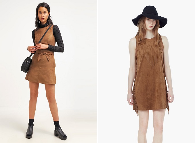 vestidos de ante natural
