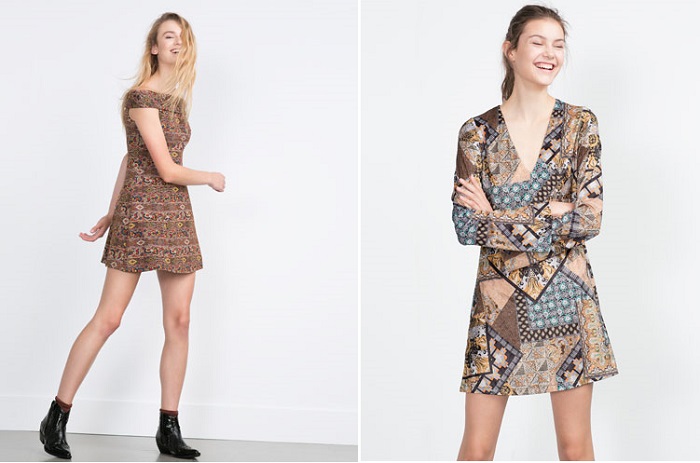 vestidos estampado étnico
