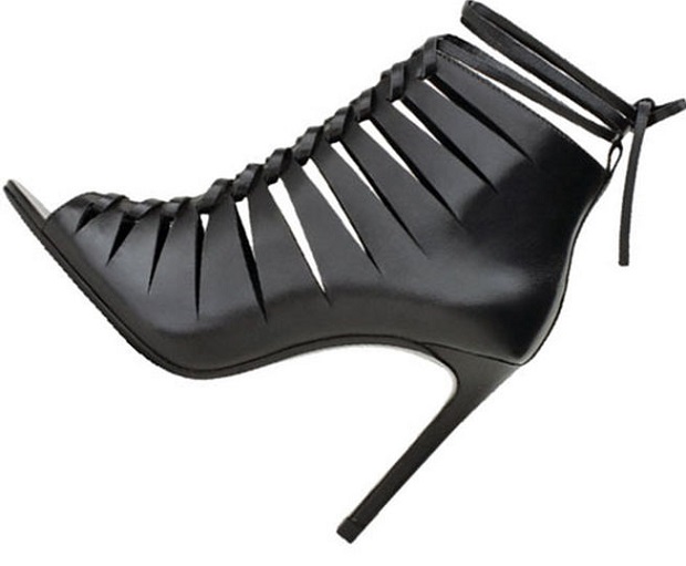 zapatos tacón piel