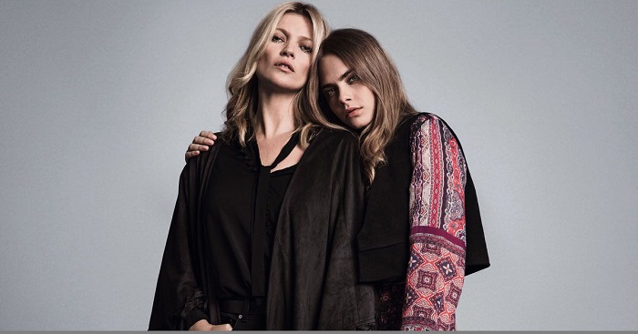 kate moss y cara delevinge