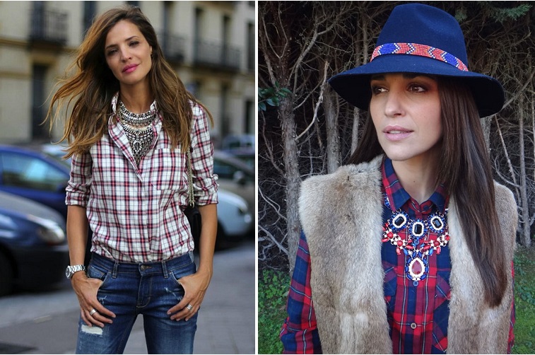 look con camisa de cuadros (1)